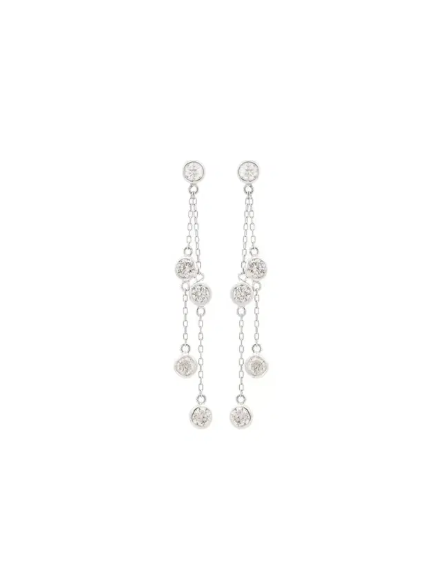 Wish Fine Jewelry 1.0ct Diamond 18K Dangle Drop Gold Earrings