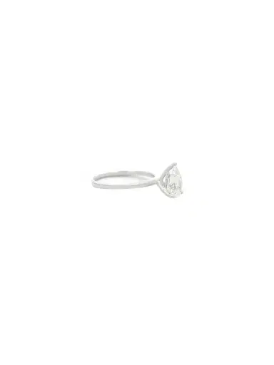 Wish Fine Jewelry GIA 1.0ct Pear Shaped Diamond 18K Gold Solitaire Ring | Thumbnail 2 Wish Fine Jewelry GIA 1.0ct Pear Shaped Diamond 18K Gold Solitaire Ring | Thumbnail 2