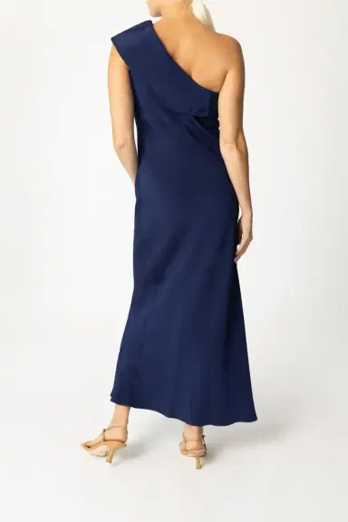 PETER COHEN Draped Petal Gown - Sapphire | Thumbnail 4 PETER COHEN Draped Petal Gown - Sapphire | Thumbnail 4
