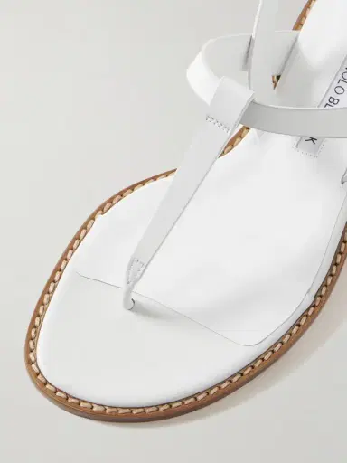 Manolo Blahnik Hata Leather Slingback Sandals | Thumbnail 4 Manolo Blahnik Hata Leather Slingback Sandals | Thumbnail 4