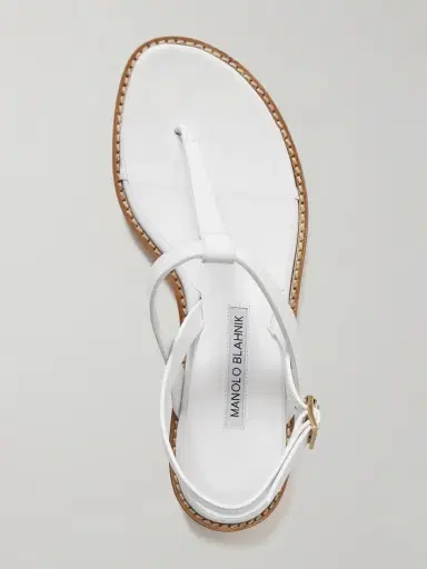 Manolo Blahnik Hata Leather Slingback Sandals | Thumbnail 5 Manolo Blahnik Hata Leather Slingback Sandals | Thumbnail 5