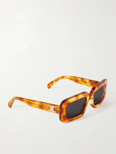 CELINE Eyewear Triomphe Oversized Square-frame Tortoiseshell Acetate Sunglasses | Thumbnail 3 CELINE Eyewear Triomphe Oversized Square-frame Tortoiseshell Acetate Sunglasses | Thumbnail 3