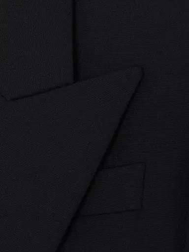 Saint Laurent Double-breasted Grain De Poudre Wool Blazer | Thumbnail 4 Saint Laurent Double-breasted Grain De Poudre Wool Blazer | Thumbnail 4