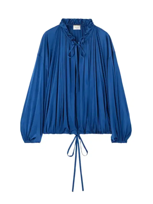 Ruffled Satin-jersey Blouse