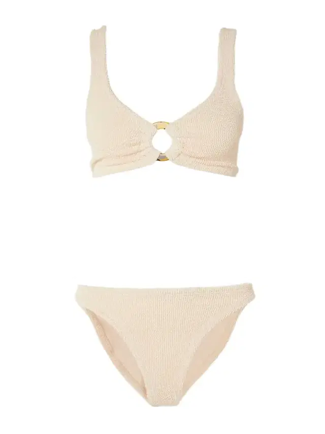 Julia Embellished Seersucker Bikini