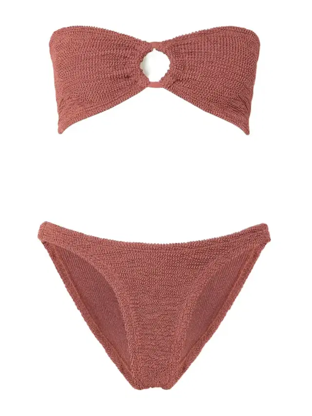 Gloria Metallic Seersucker Bikini