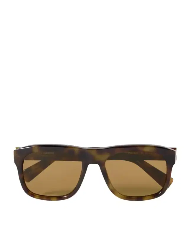 Square-frame Tortoiseshell Acetate Sunglasses