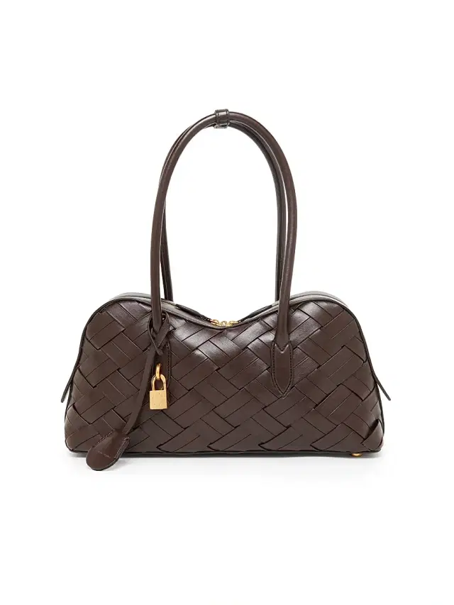 Women's Stella Ryder Woven Shoulder Bag - Chocolate Brown