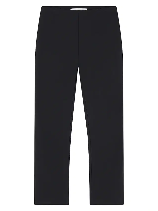 Women's Cigarette Scuba Trousers - Black