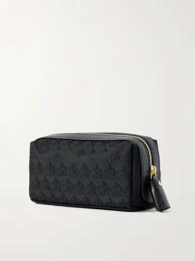 Anya Hindmarch Girlie Stuff Leather-trimmed Jacquard Cosmetics Case | Thumbnail 2 Anya Hindmarch Girlie Stuff Leather-trimmed Jacquard Cosmetics Case | Thumbnail 2