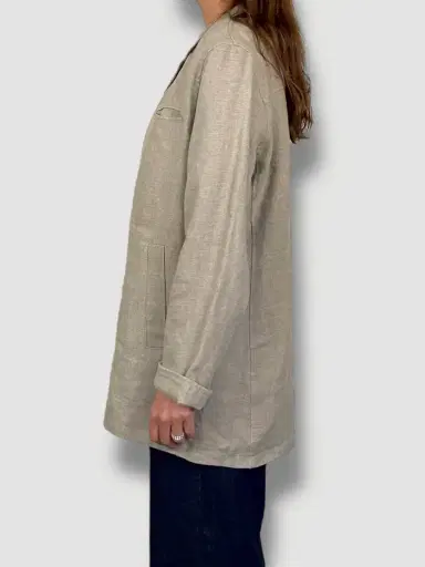 Jen Wonders Studio Faconnable Linen Jacket | Thumbnail 11