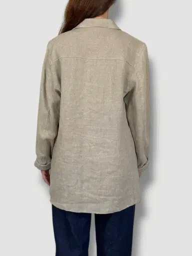 Jen Wonders Studio Faconnable Linen Jacket | Thumbnail 14