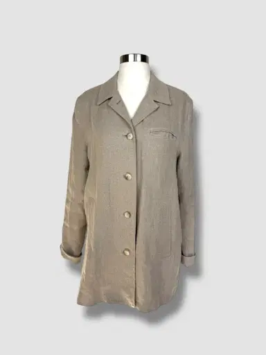 Jen Wonders Studio Faconnable Linen Jacket | Thumbnail 3