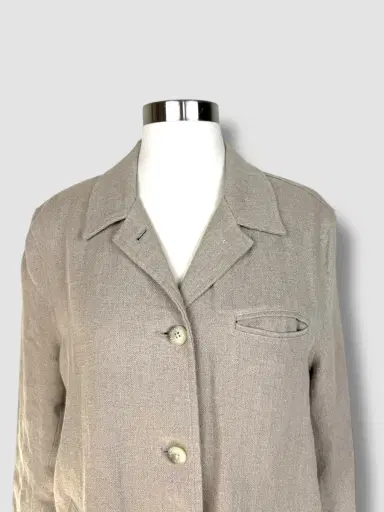 Jen Wonders Studio Faconnable Linen Jacket | Thumbnail 5