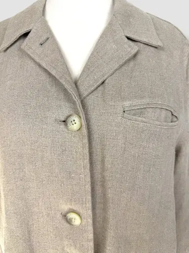 Jen Wonders Studio Faconnable Linen Jacket | Thumbnail 10