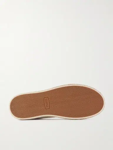 Zegna Triple Stitch™ Leather-Trimmed Canvas Slip-On Sneakers - Men | Thumbnail 3 Zegna Triple Stitch™ Leather-Trimmed Canvas Slip-On Sneakers - Men | Thumbnail 3