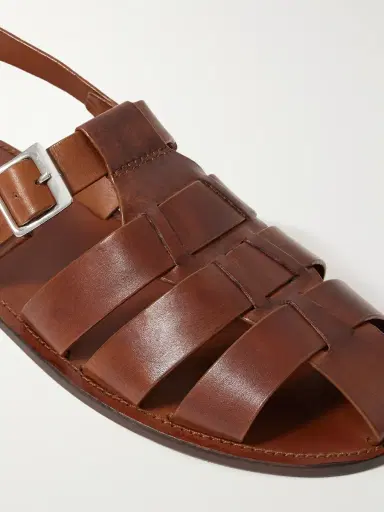 Grenson Quincy Leather Fisherman Sandals - Men | Thumbnail 4