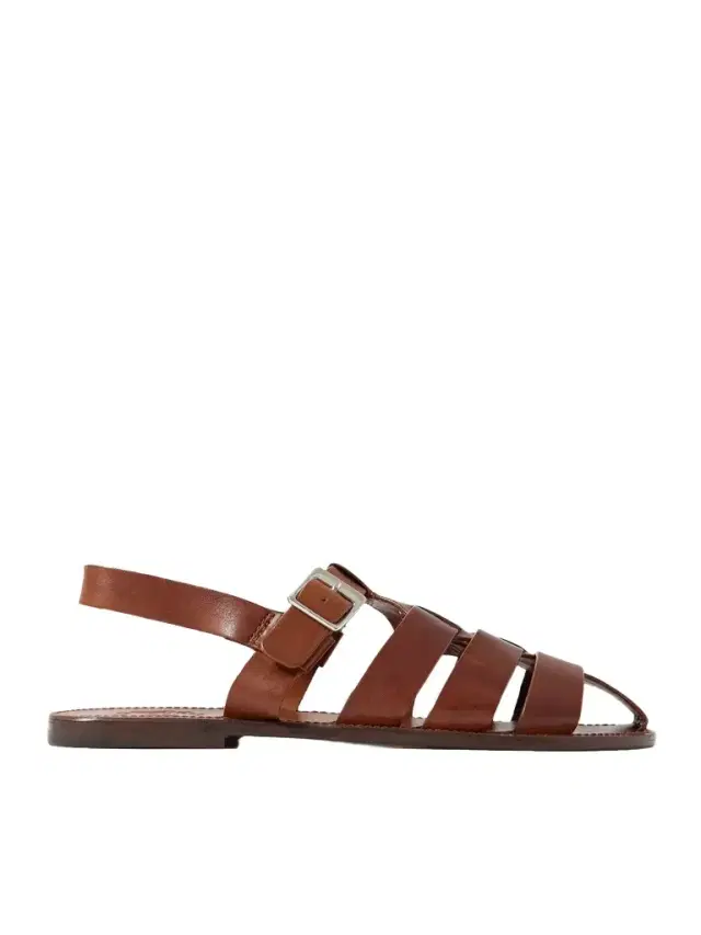 Grenson Quincy Leather Fisherman Sandals - Men