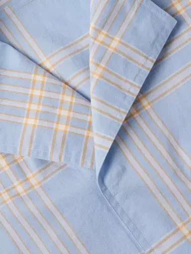 Auralee Camp-Collar Checked Cotton Shirt - Men | Thumbnail 4