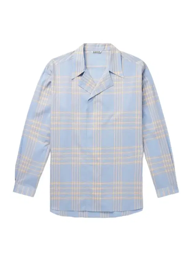 Camp-Collar Checked Cotton Shirt - Men