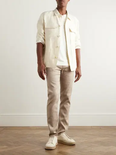 Zegna Linen T-Shirt - Men | Thumbnail 2