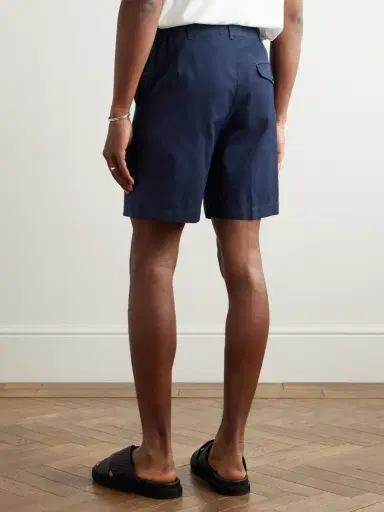 dunhill Straight-Leg Cotton-Twill Chino Shorts - Men | Thumbnail 4