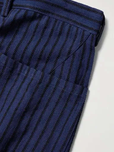 Kardo Yuki Wide-Leg Pleated Striped Cotton Suit Trousers - Men | Thumbnail 5 Kardo Yuki Wide-Leg Pleated Striped Cotton Suit Trousers - Men | Thumbnail 5