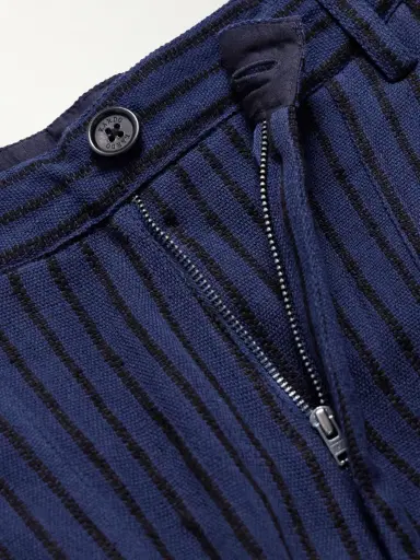 Kardo Yuki Wide-Leg Pleated Striped Cotton Suit Trousers - Men | Thumbnail 6 Kardo Yuki Wide-Leg Pleated Striped Cotton Suit Trousers - Men | Thumbnail 6