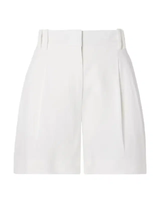 Pleated Linen Shorts