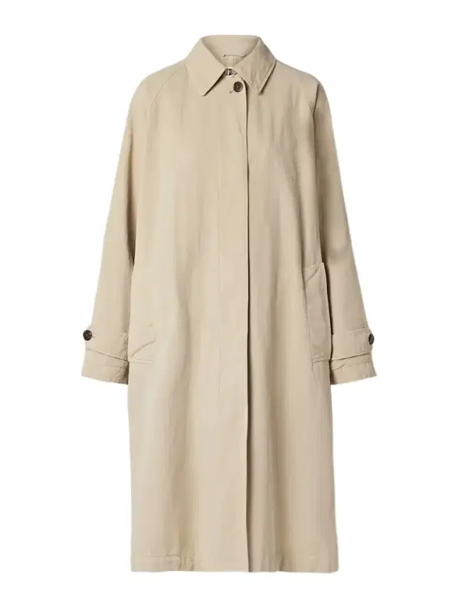Tavishina Cotton And Linen-blend Coat