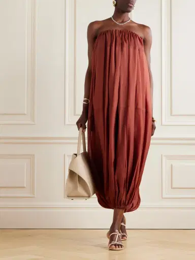 Ferragamo Strapless Jersey Gown | Thumbnail 2