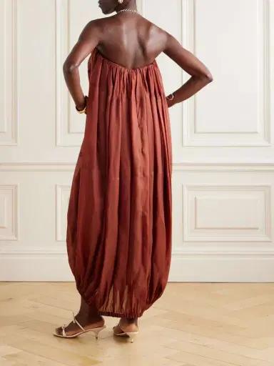 Ferragamo Strapless Jersey Gown | Thumbnail 3