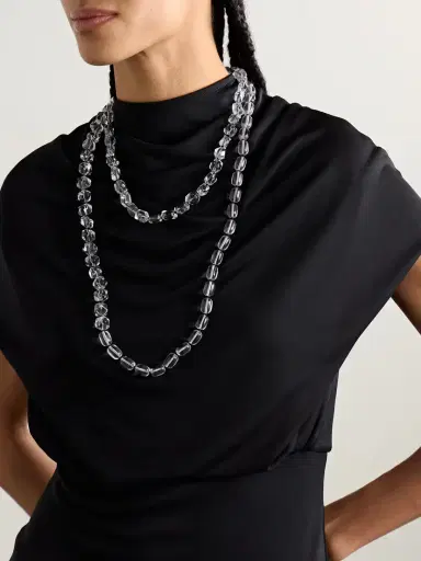 Sophie Buhai Ice Silver Quartz Necklace | Thumbnail 2 Sophie Buhai Ice Silver Quartz Necklace | Thumbnail 2