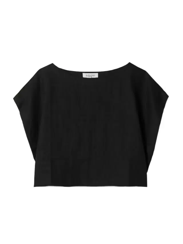 Kori Cropped Linen Top