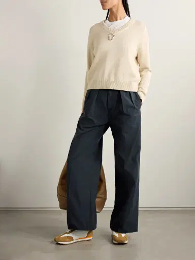 Citizens of Humanity Petra Pleated Cotton Wide-leg Pants | Thumbnail 2