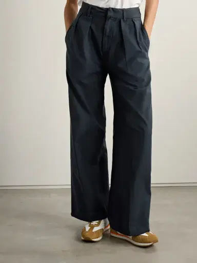 Citizens of Humanity Petra Pleated Cotton Wide-leg Pants | Thumbnail 3
