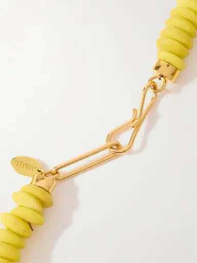 Lizzie Fortunato Laguna Gold-plated Beaded Necklace | Thumbnail 3