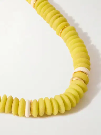 Lizzie Fortunato Laguna Gold-plated Beaded Necklace | Thumbnail 4