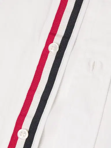 Thom Browne Men's RWB Stripe Classic-Fit Shirt - White - Size XL | Thumbnail 6 Thom Browne Men's RWB Stripe Classic-Fit Shirt - White - Size XL | Thumbnail 6