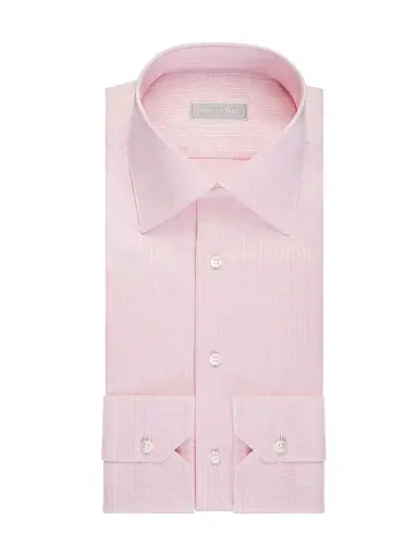 Stefano Ricci Men's Cotton Roma Shirt - Pink | Thumbnail 1