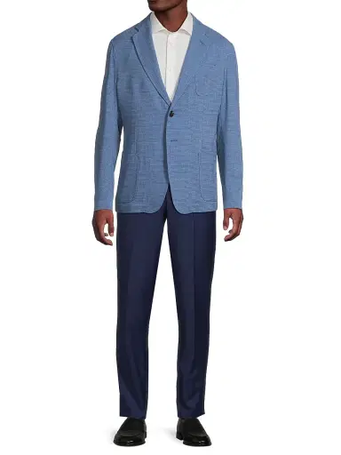 Emporio Armani Men's Textured Sport Coat | Thumbnail 2 Emporio Armani Men's Textured Sport Coat | Thumbnail 2