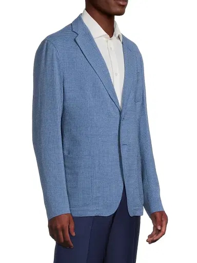 Emporio Armani Men's Textured Sport Coat | Thumbnail 4 Emporio Armani Men's Textured Sport Coat | Thumbnail 4
