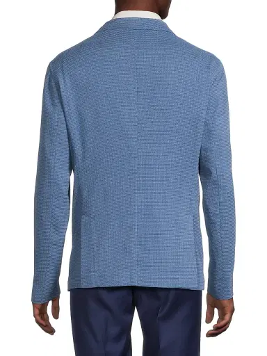 Emporio Armani Men's Textured Sport Coat | Thumbnail 5 Emporio Armani Men's Textured Sport Coat | Thumbnail 5