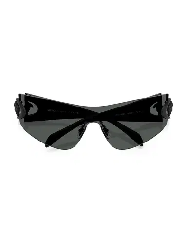 Versace Men's Shield Sunglasses - Black | Thumbnail 5 Versace Men's Shield Sunglasses - Black | Thumbnail 5