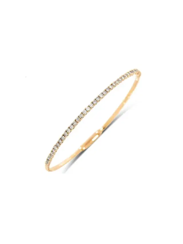 14K Gold Bangle Bracelet