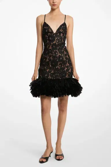 Michael Kors Collection Embroidered Cocktail Shaker Dress | Thumbnail 2 Michael Kors Collection Embroidered Cocktail Shaker Dress | Thumbnail 2