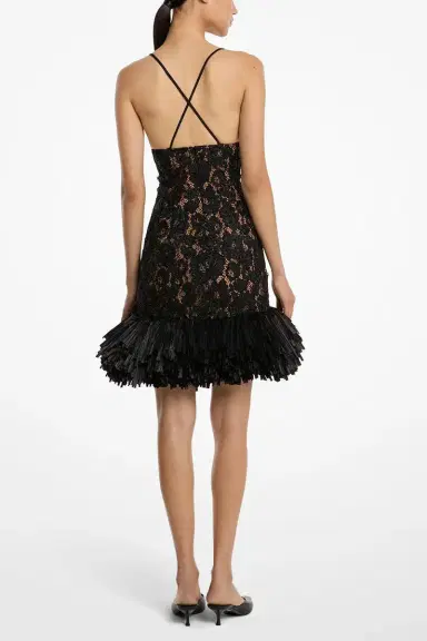 Michael Kors Collection Embroidered Cocktail Shaker Dress | Thumbnail 4 Michael Kors Collection Embroidered Cocktail Shaker Dress | Thumbnail 4