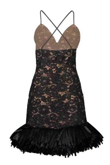 Michael Kors Collection Embroidered Cocktail Shaker Dress | Thumbnail 5 Michael Kors Collection Embroidered Cocktail Shaker Dress | Thumbnail 5