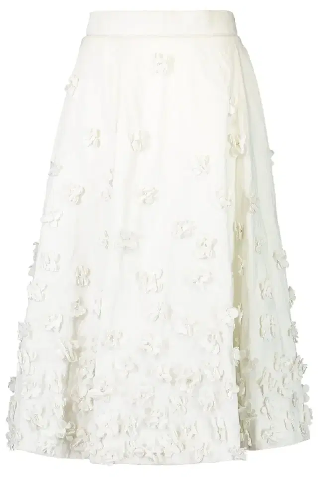 Embroidered Floral Circle Skirt