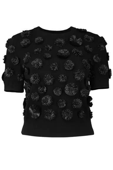 Michael Kors Collection Embroidered Floral Shell Top | Thumbnail 1